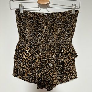 Animal print zara skirt